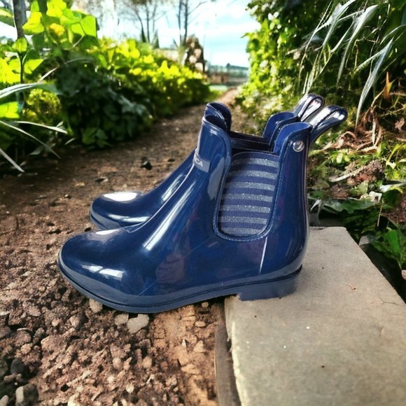 nautica ankle rain boots